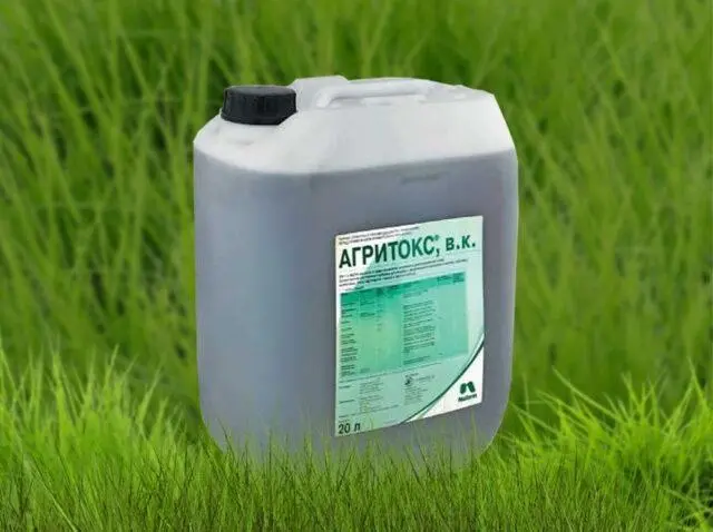 Pesticide Agritox: instructions for use, active substance, consumption rate