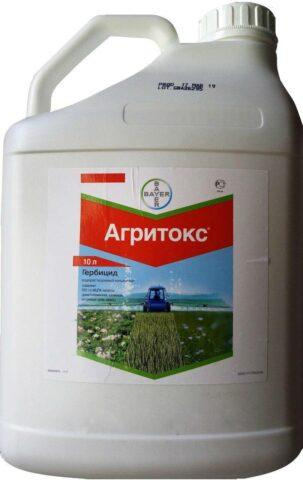 Pesticide Agritox: instructions for use, active substance, consumption rate