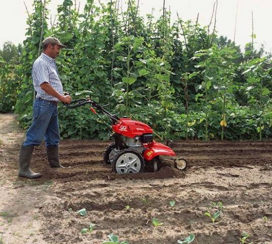 Petrol electric cultivator