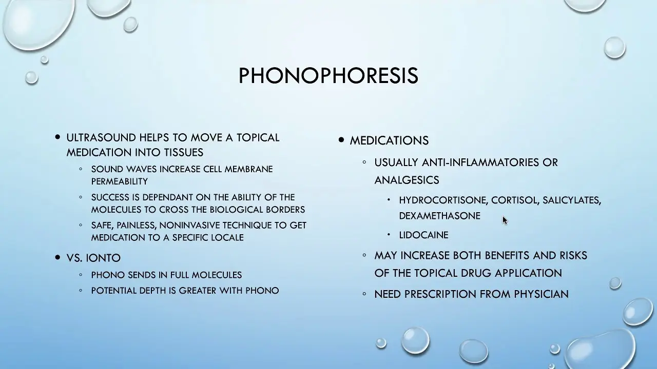 Phonophoresis &#8211; ultrasound therapy, indications, course, duration of treatment, contraindications