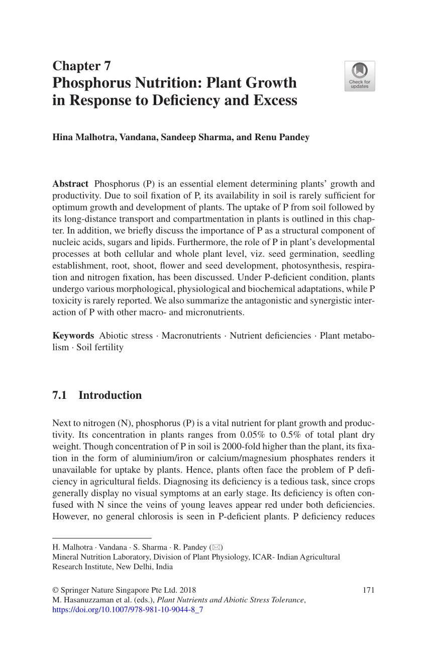 Phosphorus (P) &#8211; role, research, interpretation. Symptoms of excess and deficiency of phosphorus