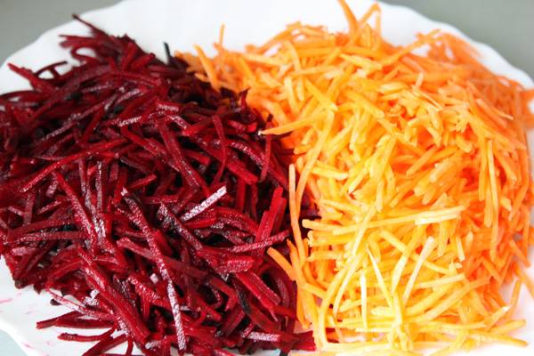 Pickled cabbage in jars with vinegar