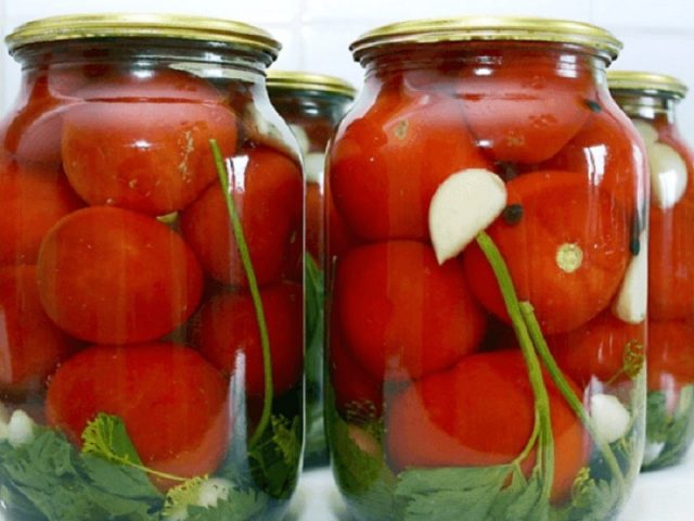 Pickled cherry tomatoes