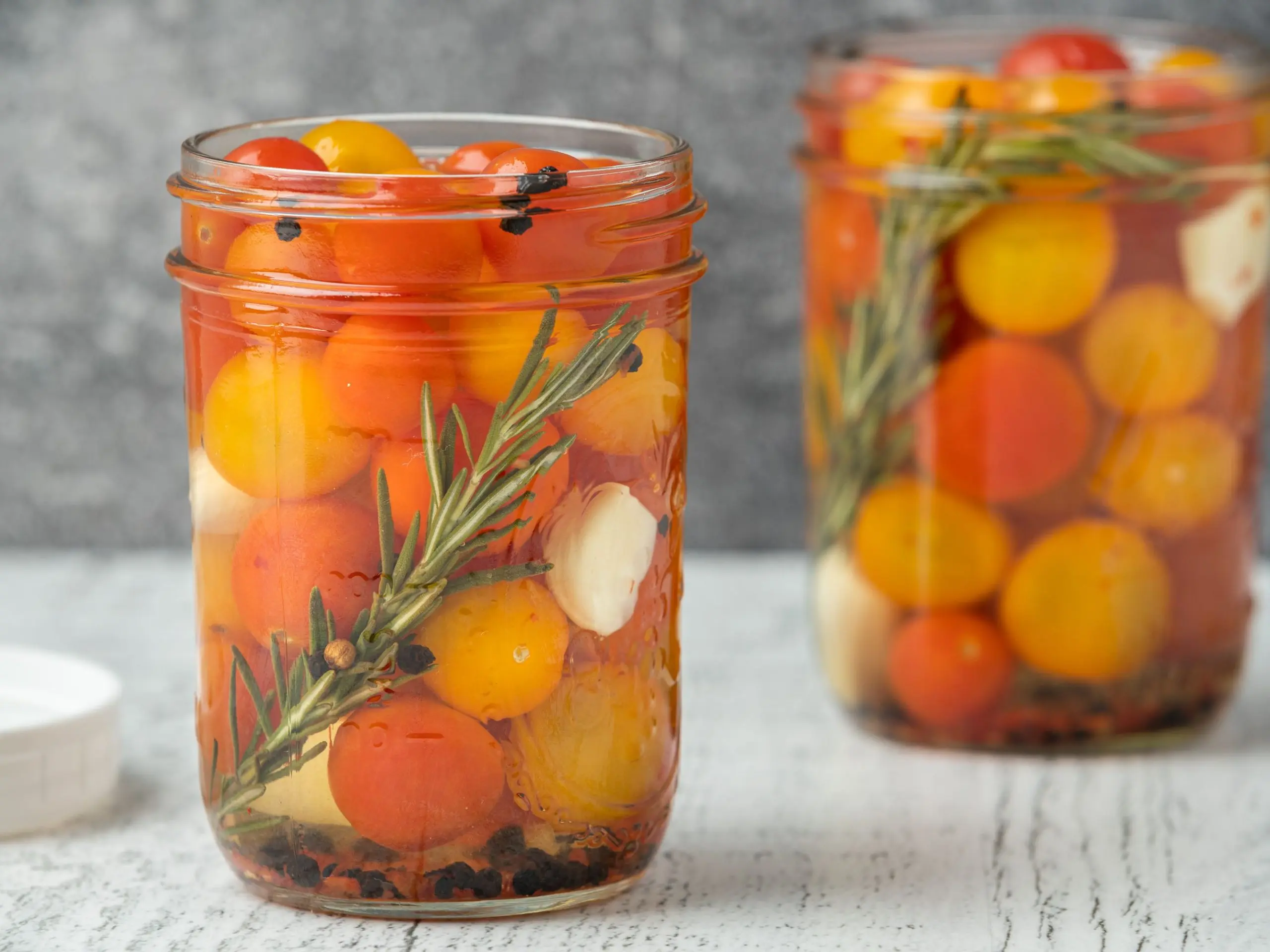 Pickled cherry tomatoes