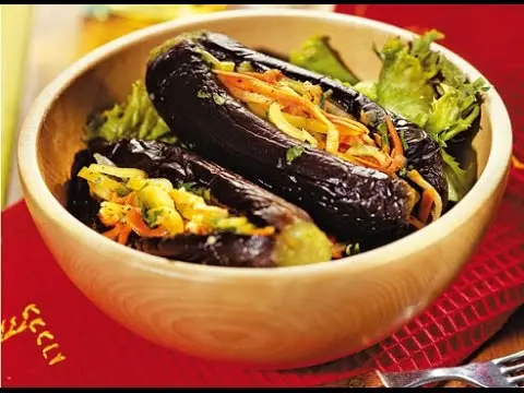 Pickled eggplant (blue) for the winter in jars: the best cooking recipes