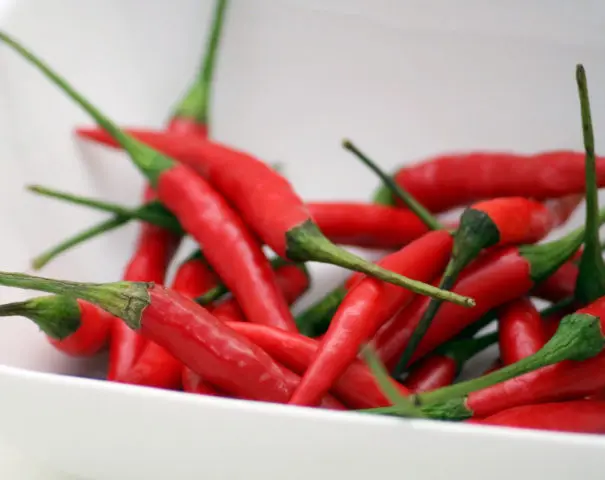 Pickled hot peppers for the winter in Armenian