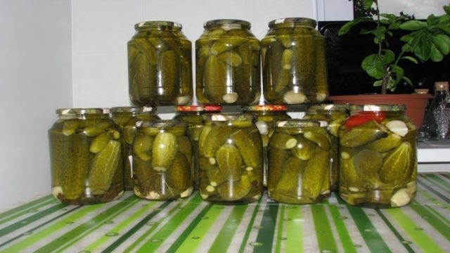 Pickled pickled cucumbers in jars as barrel: 14 recipes for the winter