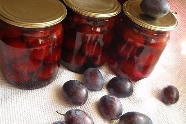 Pickled plums