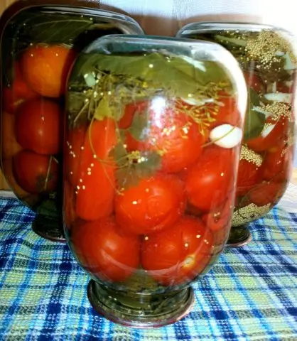 Pickled tomatoes for the winter