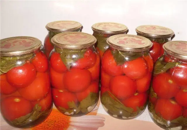 Pickled tomatoes for the winter