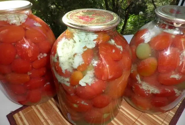 Pickled tomatoes for the winter