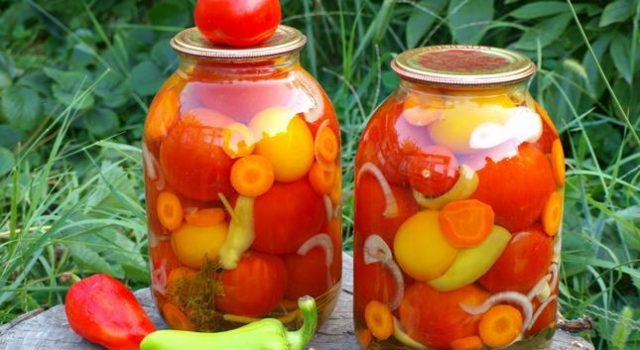 Pickled tomatoes for the winter