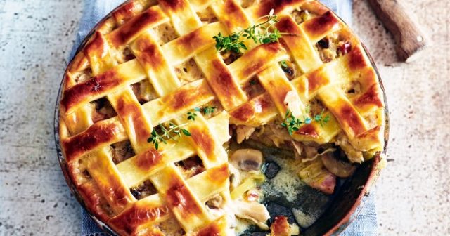 Pie with mushrooms: salted and fresh, with potatoes and onions, recipes with photos