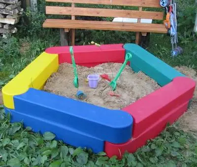 plastic sandbox