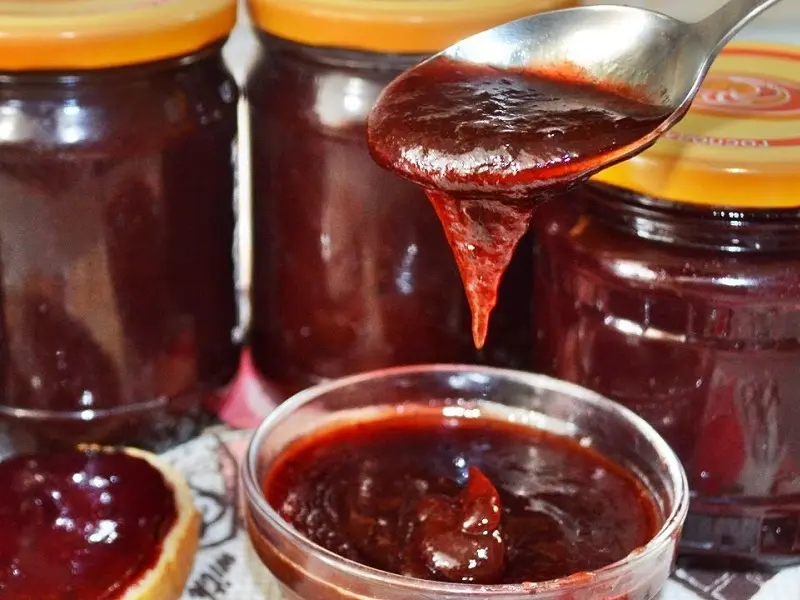 Plum jam for the winter