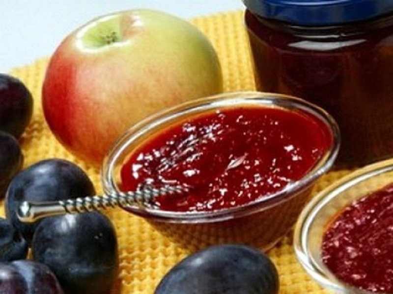 Plum jam for the winter