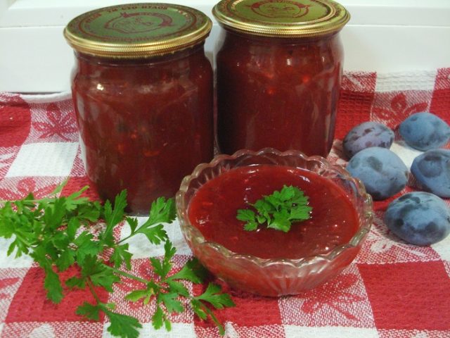 Plum ketchup