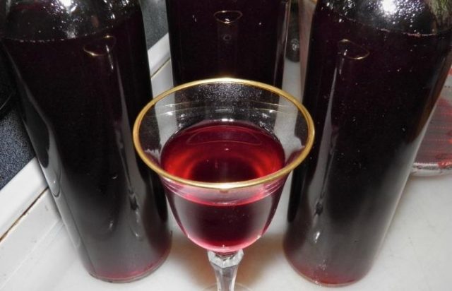 Plum liqueur at home