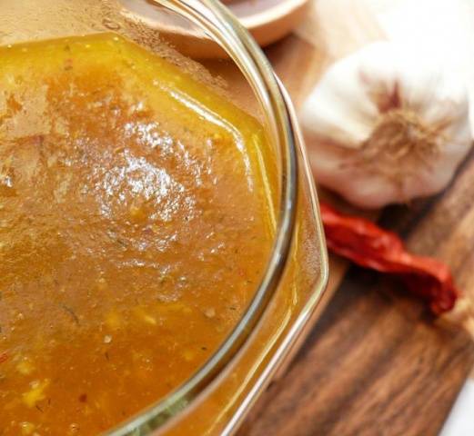 Plum tkemali sauce: a recipe for the winter