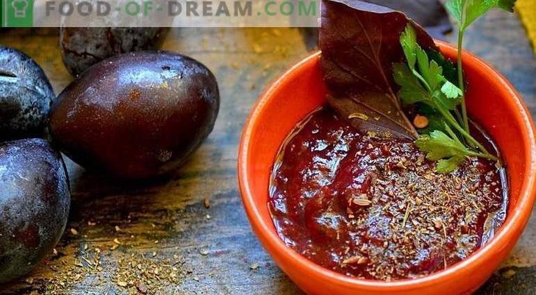 Plum tkemali sauce: a recipe for the winter