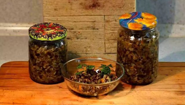 Podtopolnik mushroom caviar: the most delicious recipes for the winter, terms and conditions of storage