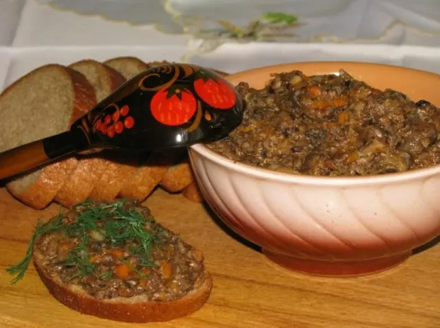 Podtopolnik mushroom caviar: the most delicious recipes for the winter, terms and conditions of storage