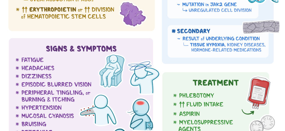 Polycythaemia Vera &#8211; causes, symptoms and treatment