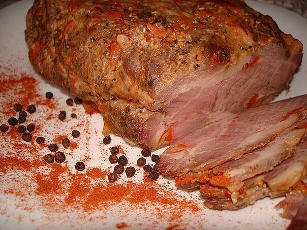 Pork ham in foil: video, step-by-step cooking recipes