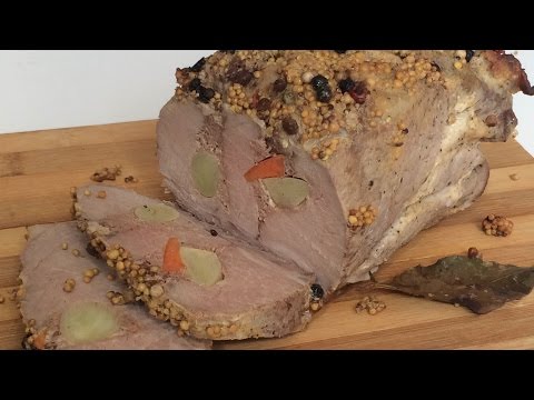 Pork ham in foil: video, step-by-step cooking recipes