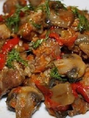 Pork with champignons: delicious recipes