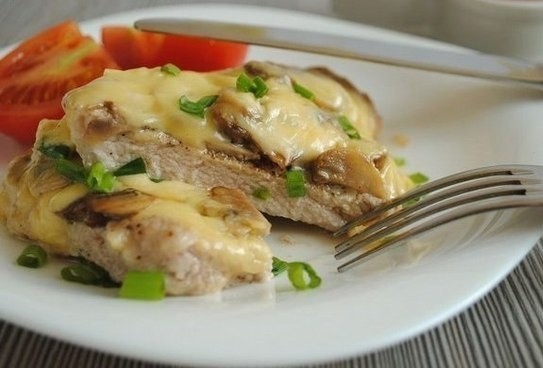 Pork with mushrooms: in a pan, in the oven, in a slow cooker