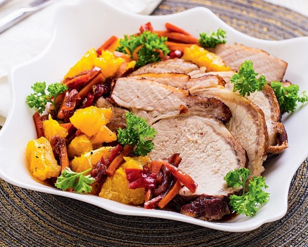 Pork with oranges in the oven: step by step recipes with photos