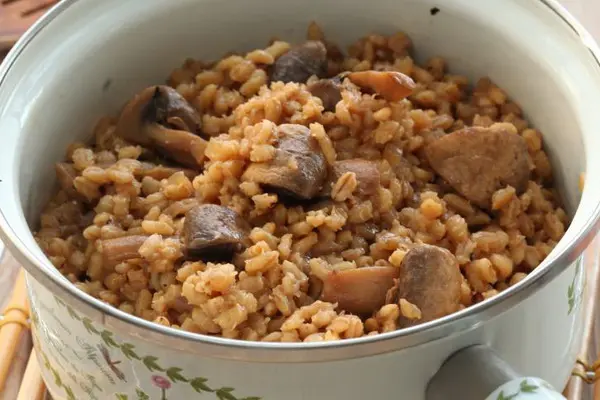 Porridge and risotto with mushrooms: cooking recipes