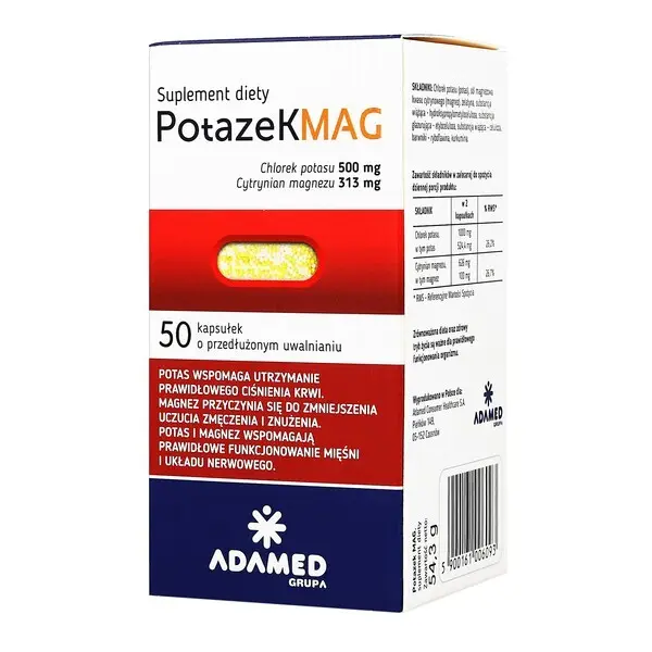 Potazek Mag &#8211; action, indications, precautions. Supplement for potassium and magnesium deficiency