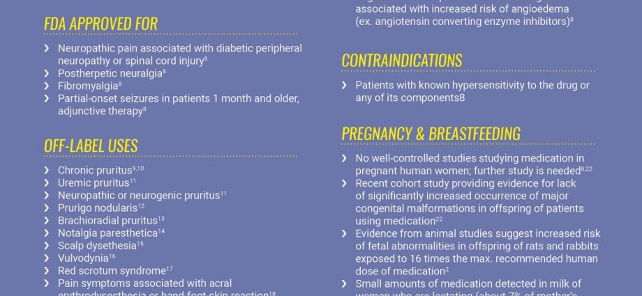 Pregabalin &#8211; action, indications, contraindications, dosage, side effects