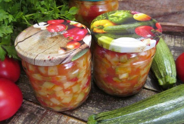 Preparations from zucchini, cucumbers and tomatoes for the winter: recipes for canning salads