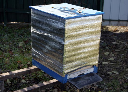 Preparing bees for winter outdoors