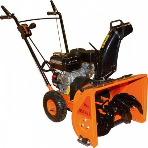 Prorab petrol snow blower: overview of models