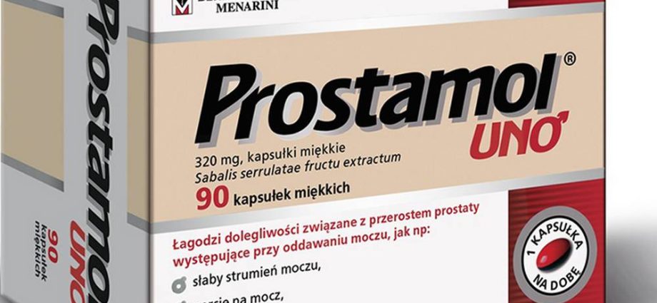 Prostamol Uno &#8211; composition, action, indications, contraindications, dosage