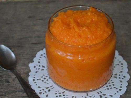 Pumpkin and orange jam for the winter