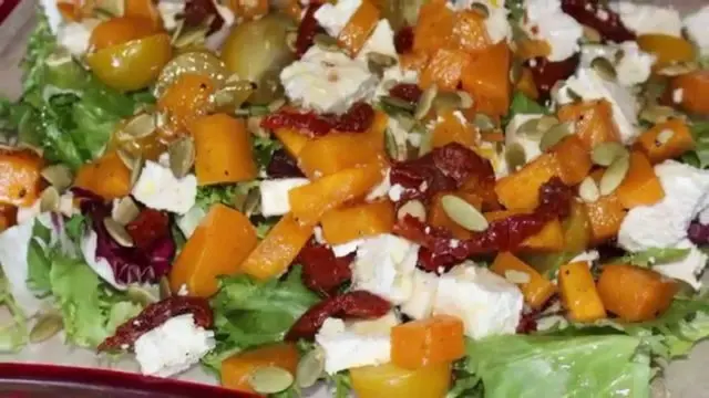 Pumpkin salad for the winter