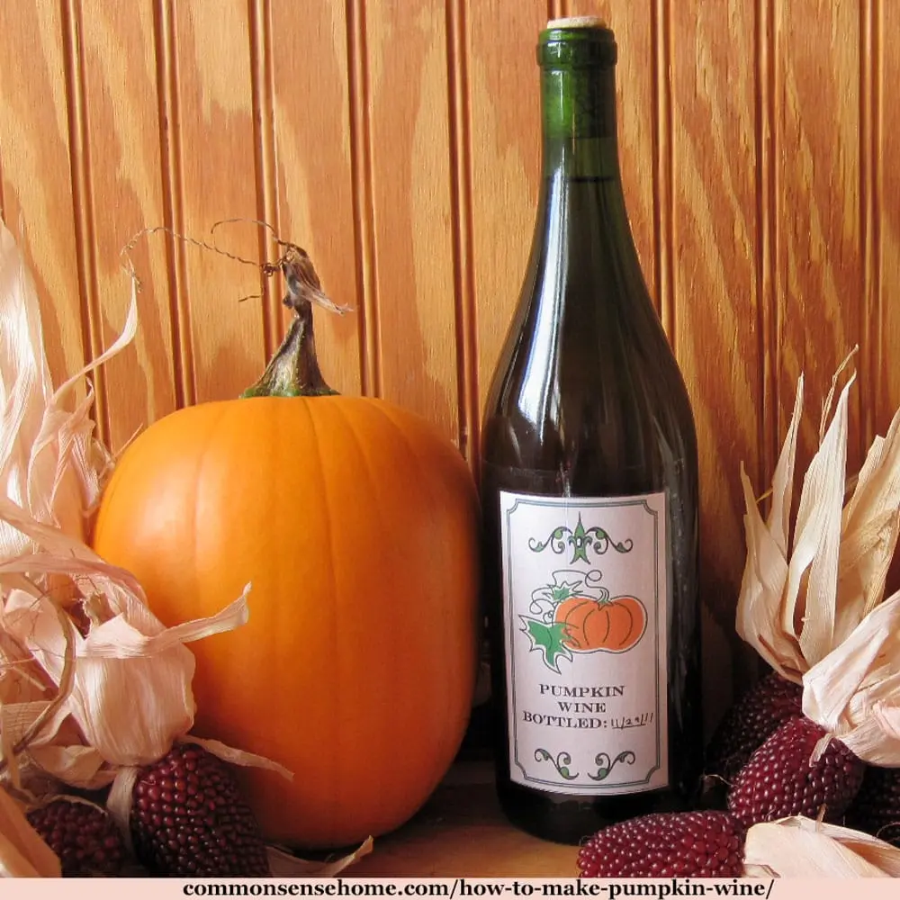 Pumpkin wine at home 