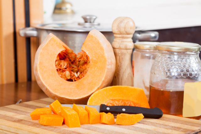 Pumpkin with honey for liver treatment