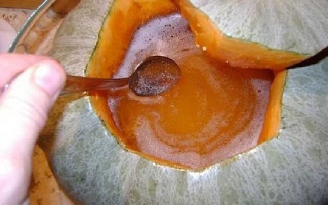 Pumpkin with honey for liver treatment