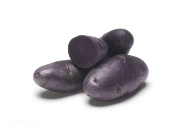 Purple potatoes: description of varieties, characteristics, photos, reviews, taste