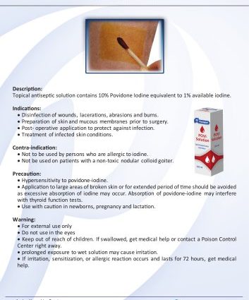 PV Iodine for infections of the skin and mucous membranes. How to use the preparation?