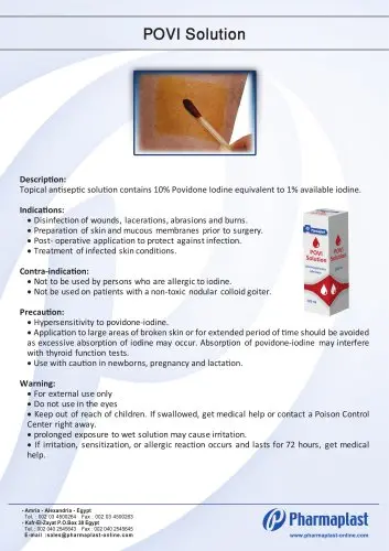 PV Iodine for infections of the skin and mucous membranes. How to use the preparation?