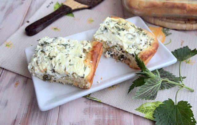 Quiche with nettle: recipes + photos