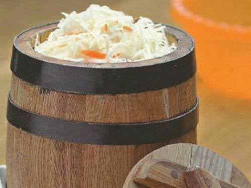 Quick sauerkraut recipe without vinegar 