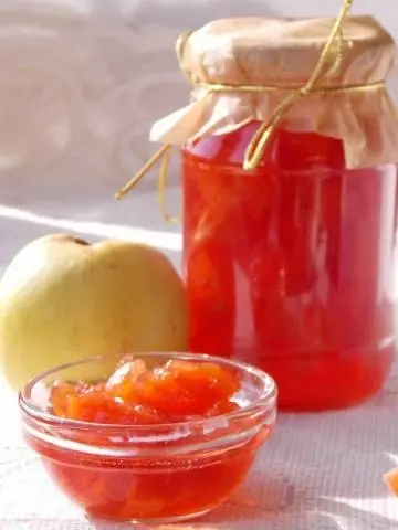 Quince jam: cooking recipe